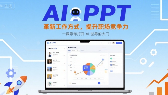 AI+PPT:革新工作方式,提升职场竞争力,一课带你打开 AI 世界的大门