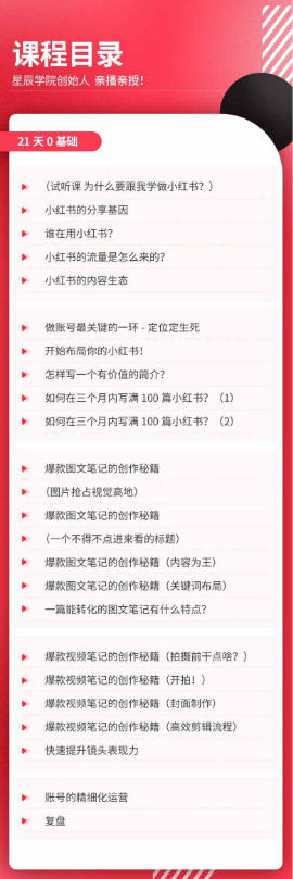 21天0基础小红书实操训练营|从账号搭建、流量逻辑到爆款笔记、垂直变现全突破 21天0基础小红书实操训练营|从账号搭建、流量逻辑到爆款笔记、垂直变现全突破