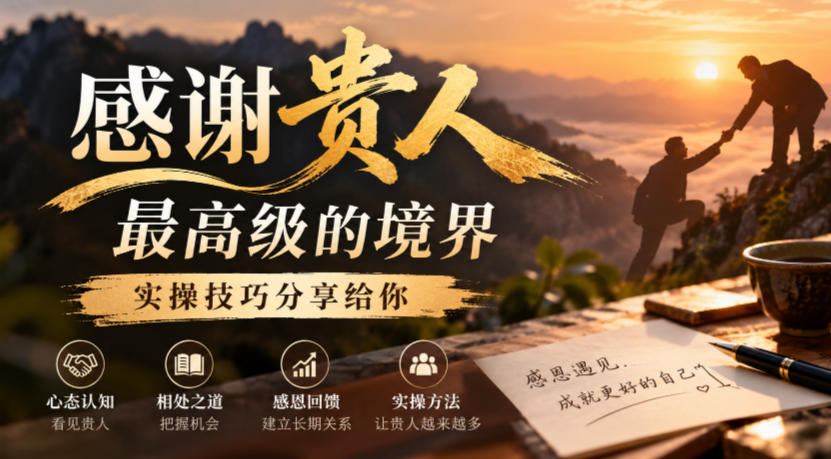某公众号付费文章:感谢贵人最高级的境界,实操技巧分享给你 某公众号付费文章:感谢贵人最高级的境界,实操技巧分享给你
