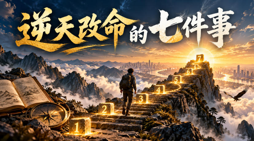 个人成长认知升级：逆天改命的七个核心要点，写给迷茫困顿找不到方向的普通人