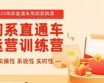 2023淘系直通车高级系统课，​实操性，系统性，实时性，直通车完整体系教学