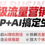 2025年超级流量营销课，IP+AI搞定生意，开启AI增收路径 直击业绩难题 拆解流量打法 放大个体价值