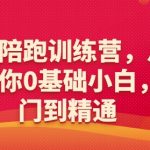 小红书陪跑训练营，从6大维度带你0基础小白，从入门到精通
