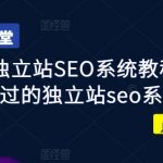Google独立站SEO系统教程，四万人学习过的独立站seo系统教程