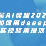 天诺老吴AI课程2025年，电商企业如何用deeepseek实现降本提效