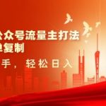 2025最新公众号流量主打法，美女图片简单复制，小白也能上手，轻松日入5张