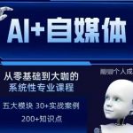 AI+自媒体+RPA变现训练营，写作变现+AI使用+SEO+多平台运营+RPA自动化