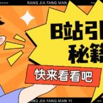 B站最新截流玩法靠此方法可日引流200+