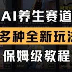 AI养生赛道，多种全新玩法，保姆级教程拆解