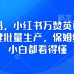 流量密码，小红书万赞英语视频用扣子一键批量生产，保姆级教程，小白都看得懂
