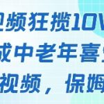 一个视频狂揽10W+点赞，AI生成中老年喜爱的鹦鹉唱歌视频，保姆级教程，轻松挣取创作者分成”