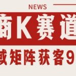小红书某音商K赛道引流获客 自热矩阵日引200+【揭秘】