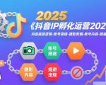 抖音IP孵化运营2025年，抖音底层逻辑-账号搭建-摄影剪辑-账号内容-规避违规”