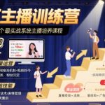 百万主播训练营，全网第一个最实战系统主播培养课程