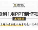 从0到1用PPT制作自媒体视频，带你零基础起步，用PPT打造吸睛自媒体视频