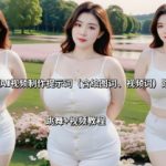 微胖女孩舞蹈AI视频制作提示词（含绘图词、视频词） 跳舞+视频教程