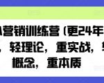 老A营销训练营(更25年10月)，轻理论，重实战，轻概念，重本质”