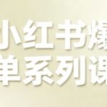 小红书爆单系列课，聚焦小红书电商全链路增长（更新