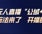 淘宝无人直播完整教程，公试+私域，最新玩法来了，开播即爆单