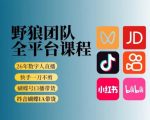 野狼团队2026新版全平台短视频带货教学，打开流量突破口，开始Ai带货（更新26年3月）