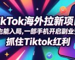 Tc联盟TikTok海外拉新项目，新手也能入局，一部手机开启副业变现，抓住Tiktok红利