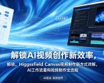 解锁AI视频创作新效率，Higgsfield Canvas视频制作新方式详解，AI工作流重构视频制作全流程