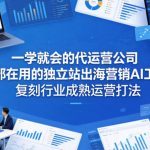 一学就会的代运营公司内部在用的独立站出海营销AI工具，复刻行业成熟运营打法