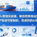 AI+跨境实战课，教你把跨境运营SOP变成可复制的，变成你的AI员工