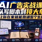 AI广告实战课，从写脚本到接大单，让你在家就能跑通整个生意【原创双语字幕】