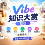 Vibe知识大赏全套制作教程：理工文史科学艺术都能做，简易教程含提示词
