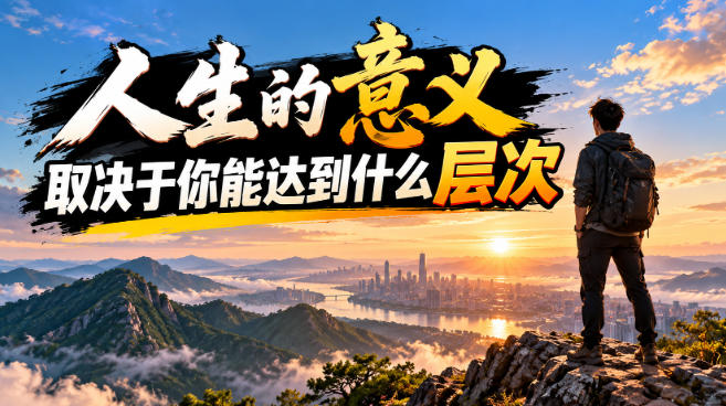 某公众号付费文章：人生的意义，取决于你能达到什么层次（实操分享）
